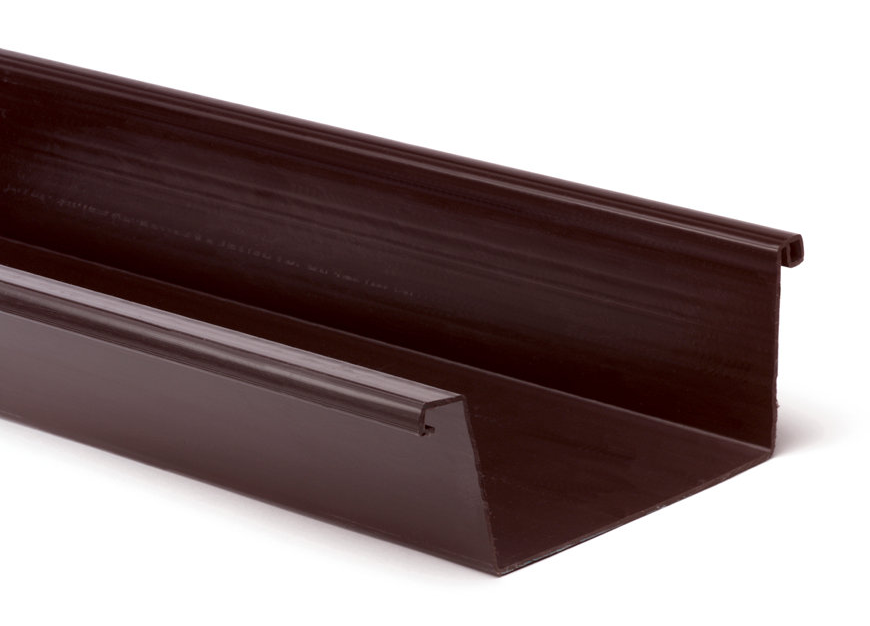 Bakgoot PVC bruin