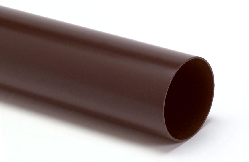 PVC regenpijpen & hulpstukken bruin