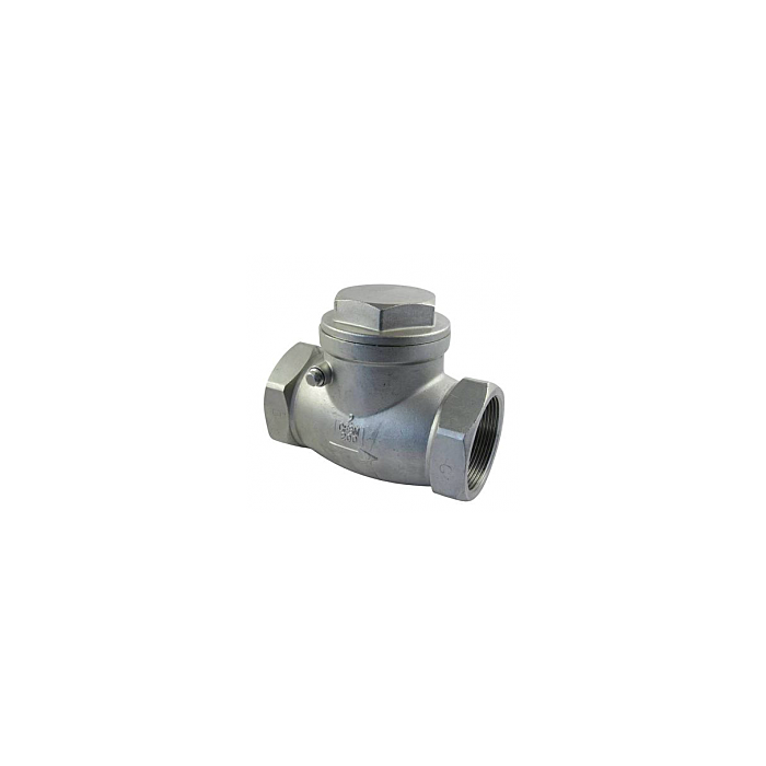 RVS Terugslagklep W601 2 x binnendraad ½" PN 16 RVS Terugslagklep W601 2 x binnendraad ½" PN 16