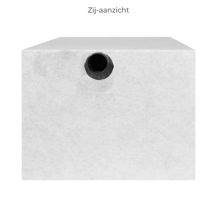 Infiltratiekrat 1600 liter zwaar belastbaar 100 x 200 x 80 cm 1 x 125 mm
