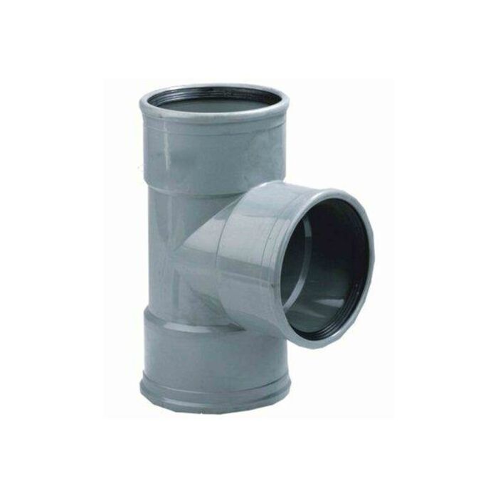 PVC T-STUK 90 graden 3 X MANCHET