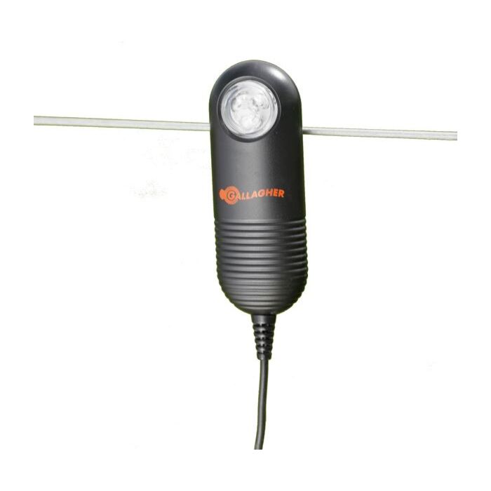 Afrasteringscontrole lampje