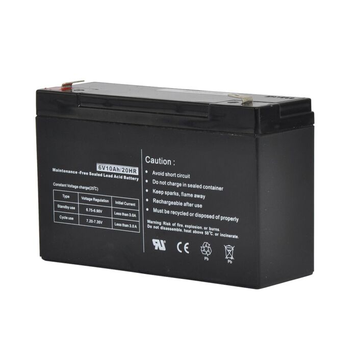 Batterij 6V 10Ah voor S40 Batterij 6V 10Ah voor S40