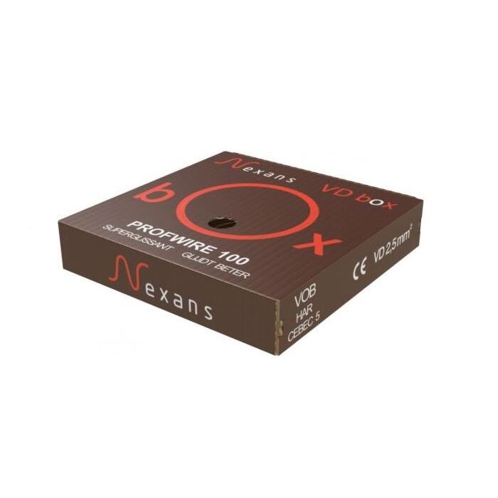 Nexans-Profwire-VD-installatiedraad-2-5mm2-bruin