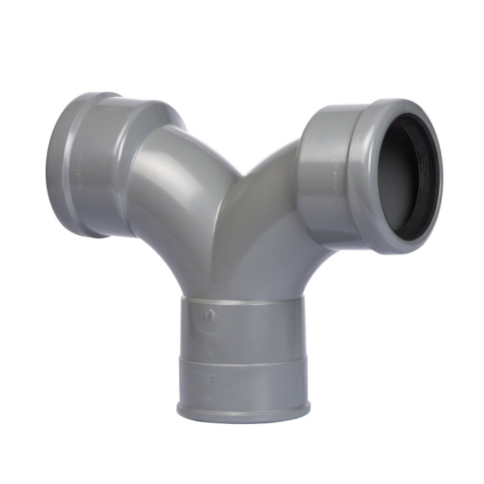 PVC Flexibele stroom T-stuk SN8 125 mm met 85 mm zetting.png PVC Flexibele stroom T-stuk SN8 125 mm met 85 mm zetting.png