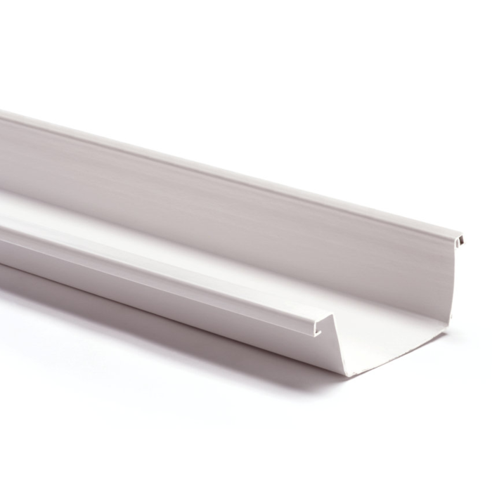 bakgoot-pvc-wit