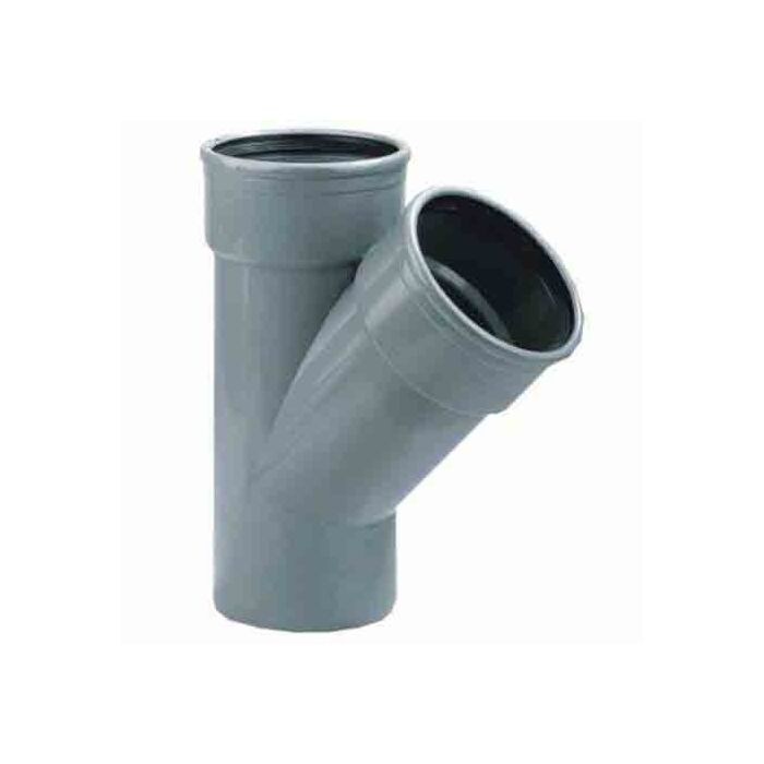 PVC T-STUK 2 X MA/S 125 SN 8 45° PVC T-STUK 2 X MA/S 125 SN 8 45°
