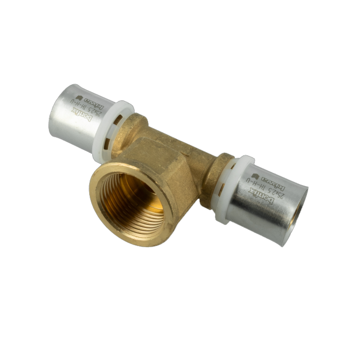 Bonfix Alu-pers T-stuk binnendraad 25 mm x 1"