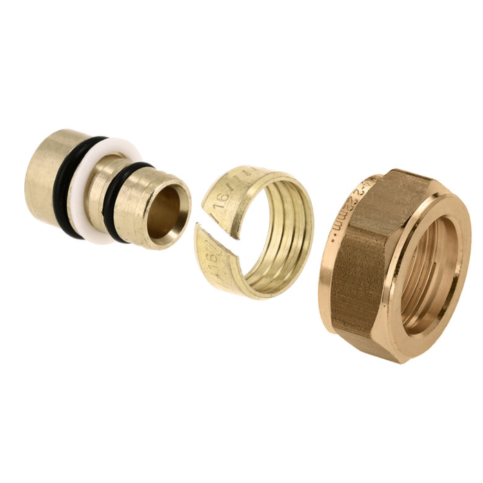 Bonfix knelset voor Alupex 20 x 2 mm naar 22 mm knel Bonfix knelset voor Alupex 20 x 2 mm naar 22 mm knel