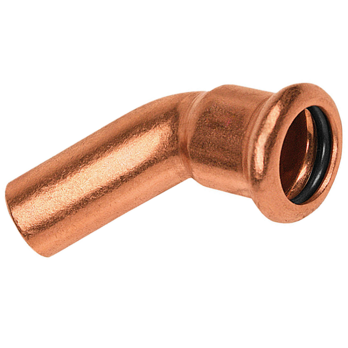 Bonfix PRESS bocht 45° roodkoper steek x pers 18 x 18 mm Bonfix PRESS bocht 45° roodkoper steek x pers 18 x 18 mm