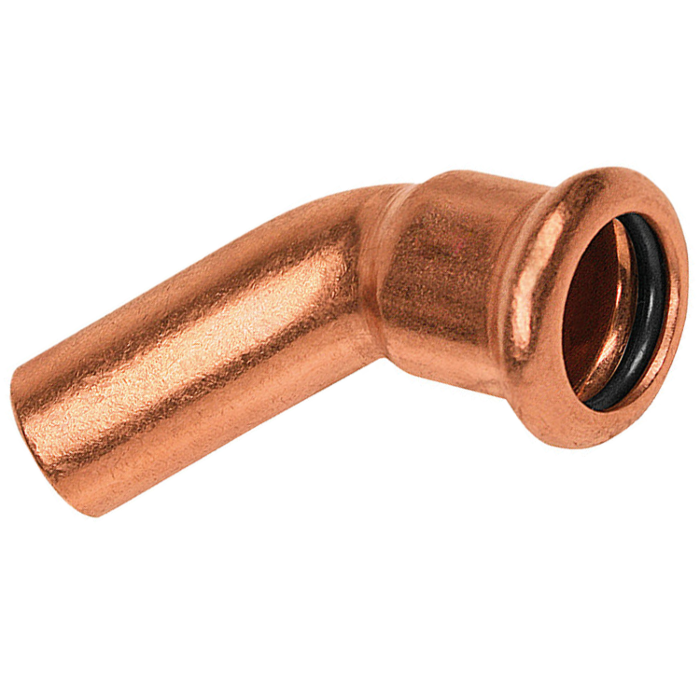 Bonfix PRESS bocht 45° roodkoper steek x pers 28 x 28 mm Bonfix PRESS bocht 45° roodkoper steek x pers 28 x 28 mm