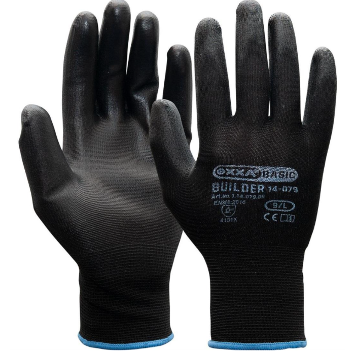 OXXA Builder 14-079 handschoen latex met PU coating maat 10 / XL