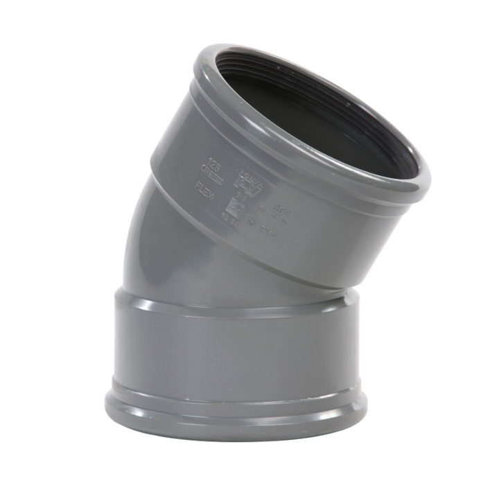 pvc-bocht-manchet-30-graden pvc-bocht-manchet-30-graden