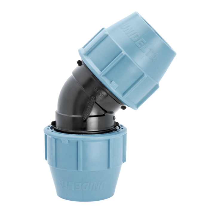 unidelta-knie-45-graden-32-mm