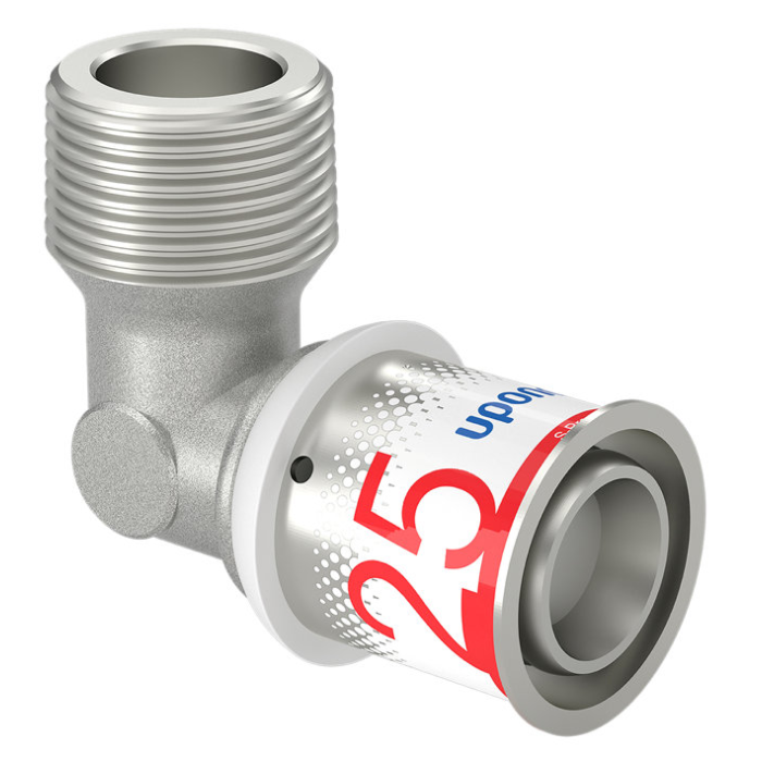 uponor-water-knie-buitendraad-25-driekwart uponor-water-knie-buitendraad-25-driekwart