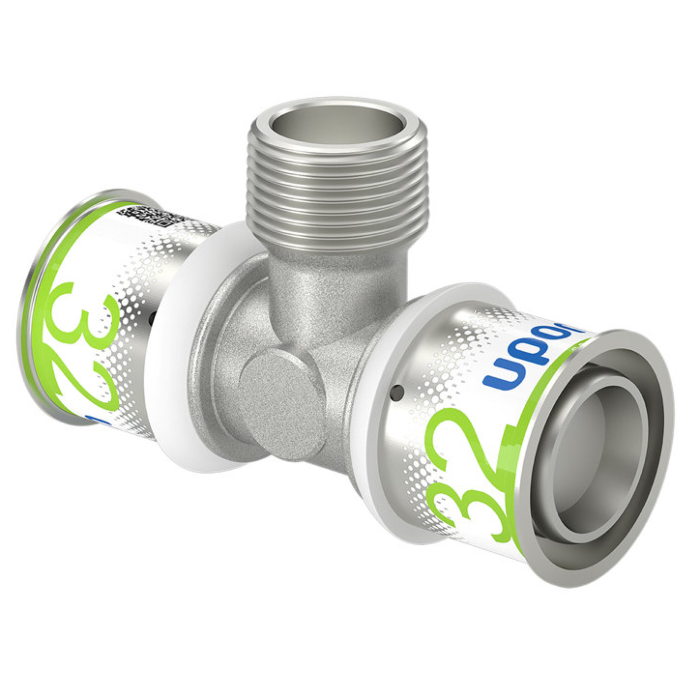 uponor-water-t-stuk-buitendraad-32mm