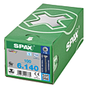 Spax spaanplaatschroeven T30 RVS A2 6 x 140 mm deeldraad 100 stuks thumbnail