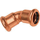 Bonfix PRESS bocht 45° roodkoper 67 x 67 mm thumbnail