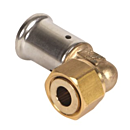 Henco overgangsknie pers 20 mm x vlakdichte wartel 3/4" thumbnail