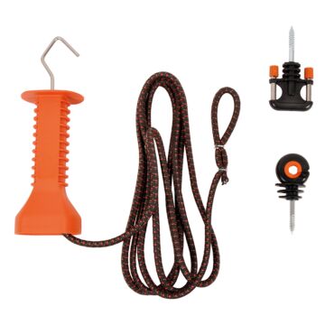 doorgangsset elastisch cord 3/6 meter terra