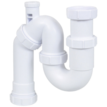 McAlpine universeel sifon 1 1/4" x 32 mm met beluchter