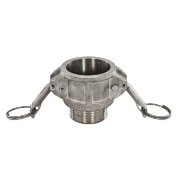 Camlock RVS snelkoppeling V-deel x buitendraad type B