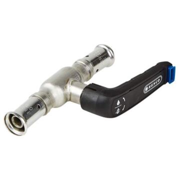 Henco kogelkraan inox